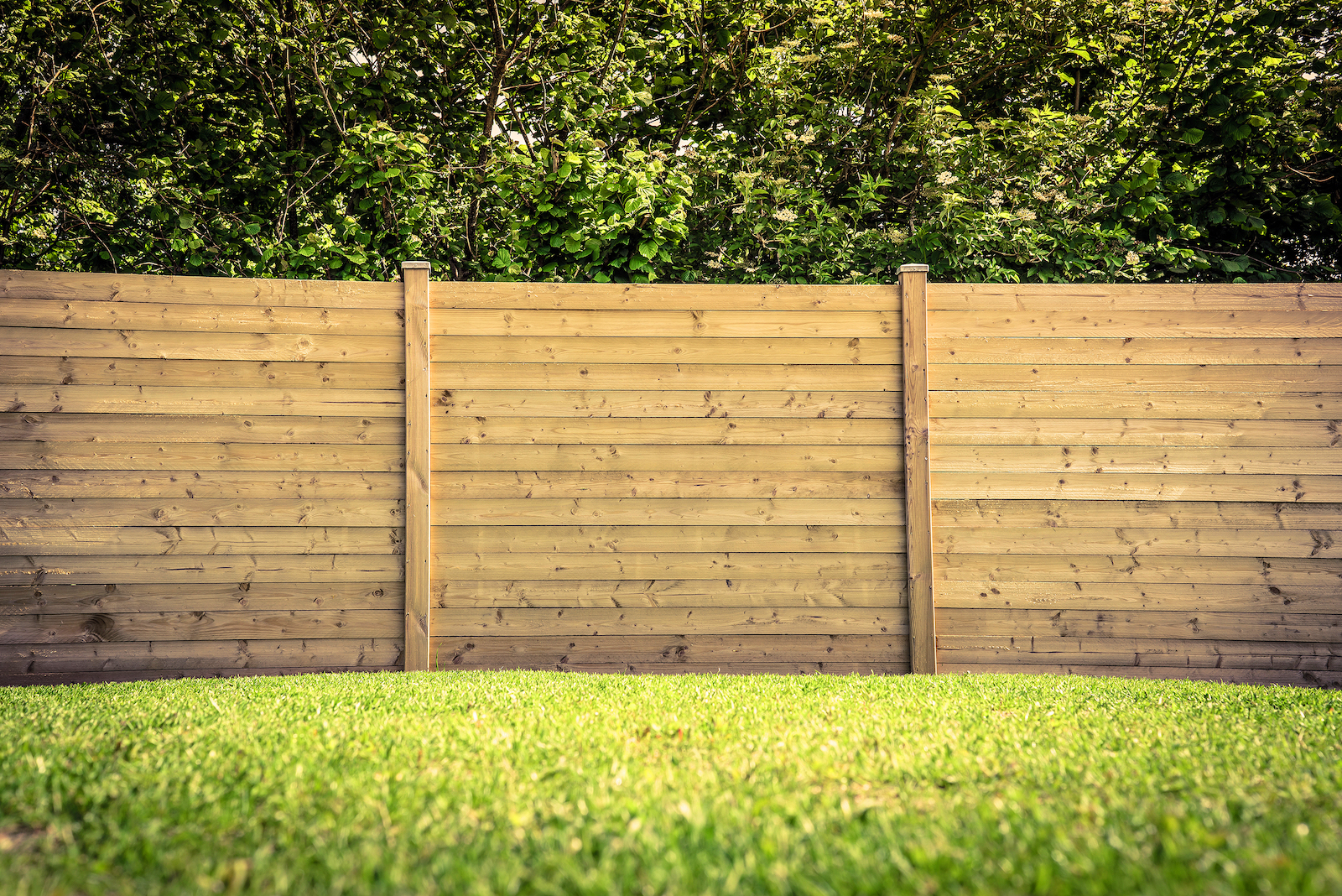 houten tuinafsluiting